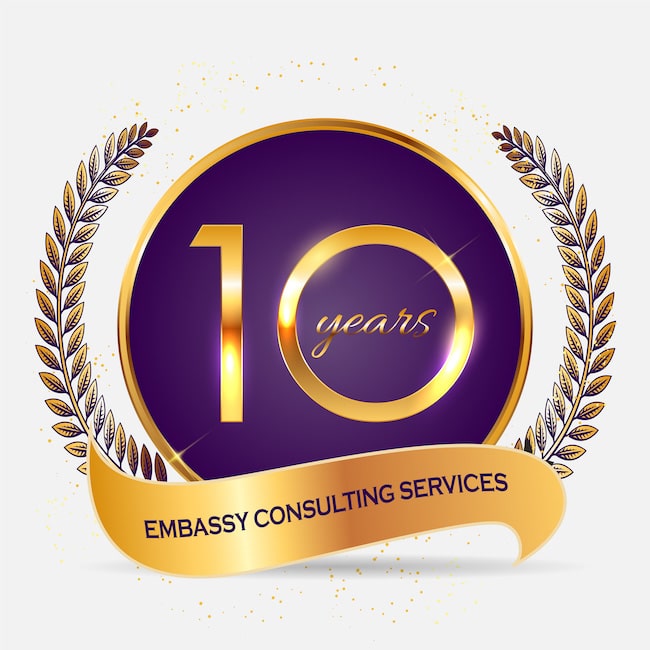 10 Year Anniversary for Embassy Consulting Services