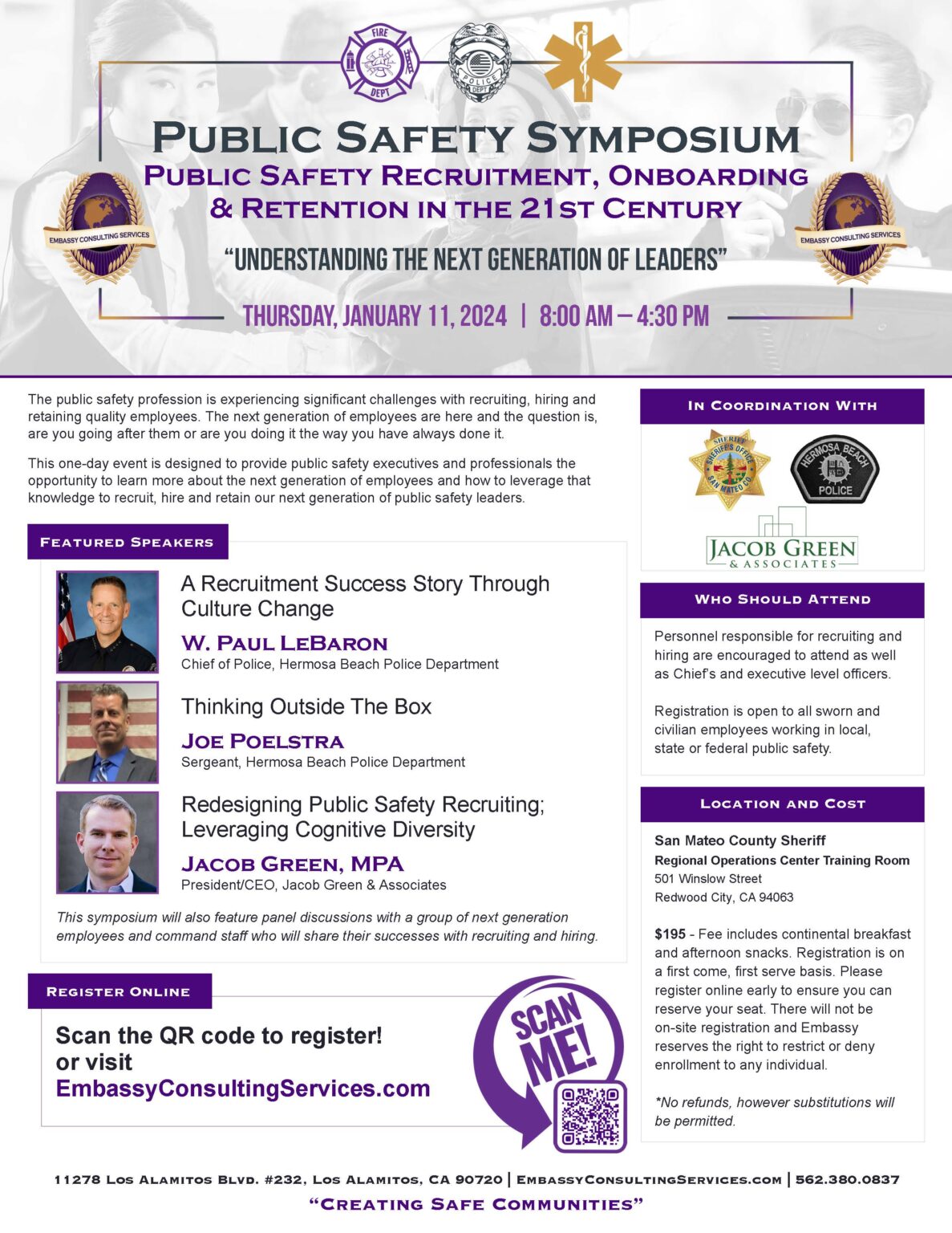 Public Safety Symposium Public Safety Recruitment, Onboarding